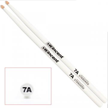 360x360_b015db4a wincent 7A WHITE Hickory drumsticks - TearDrop