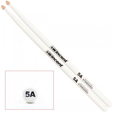 360x360_e6ac181f wincent 5A WHITE Hickory drumsticks - TearDrop